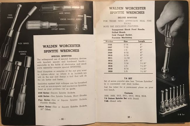 Wartime Walden catalog Spintite pages