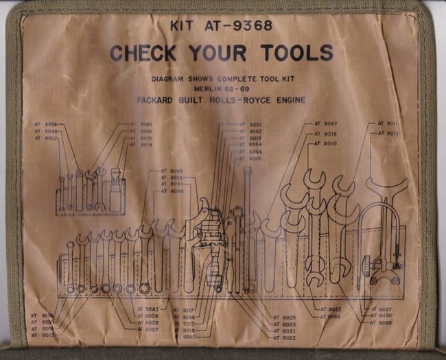 Packard Merlin toolset image