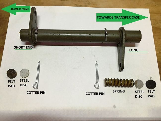G503 Clutch Control Tube Rebuild Sequence