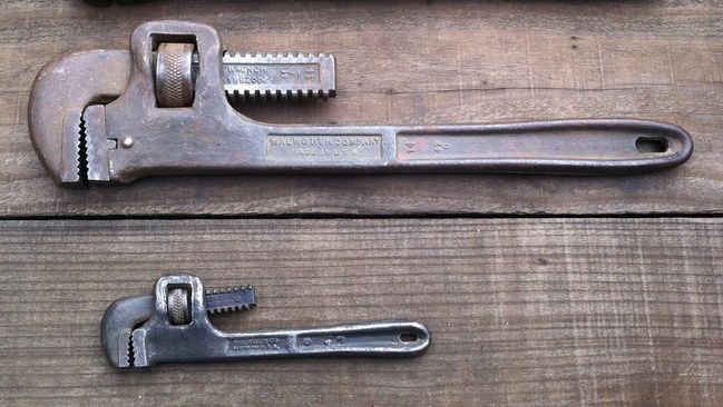 1942 Walco pipe wrenches for Phil