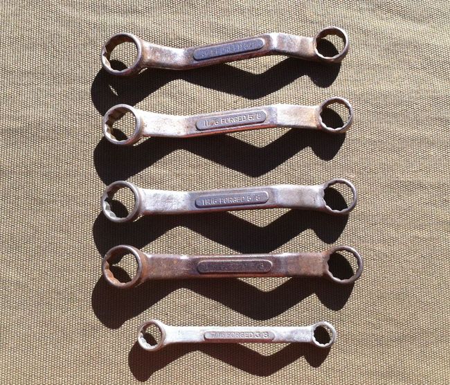BB &amp; unmarked shorty offset wrenches