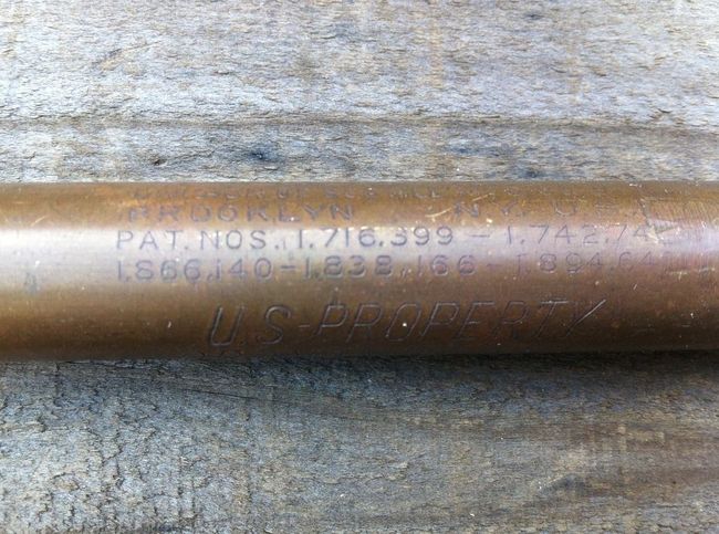 Schrader patent number markings