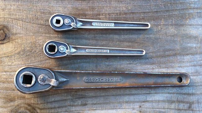 Duro ratchet comparison back sides