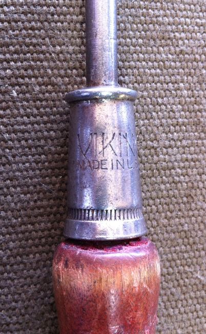 Viking #2 early patent Phillips screwdriver marking