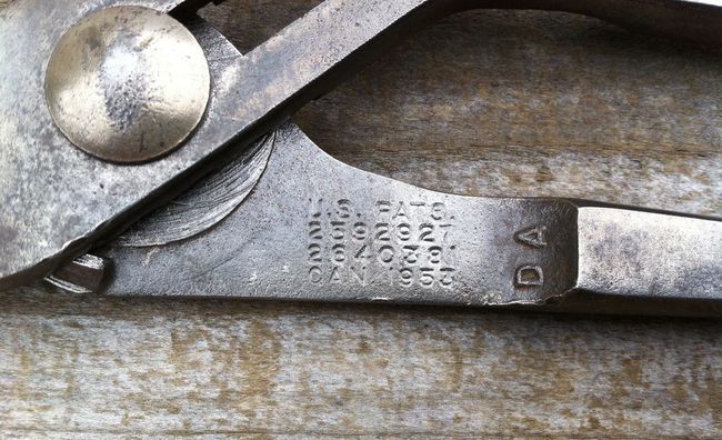 Channellock 420 pliers for sale patent markings