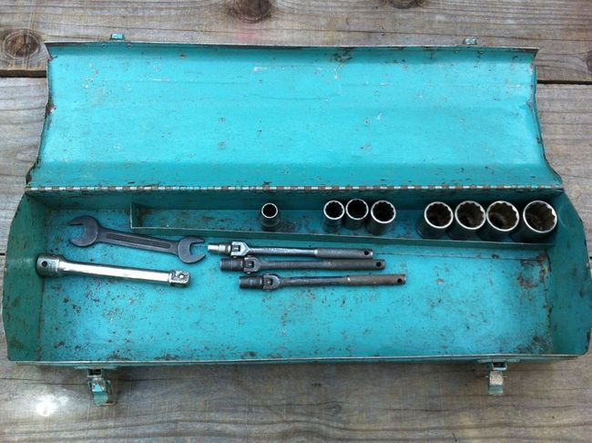Craftsman crown toolbox and tools