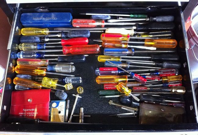 New Craftsman toolbox screwdriver drawer