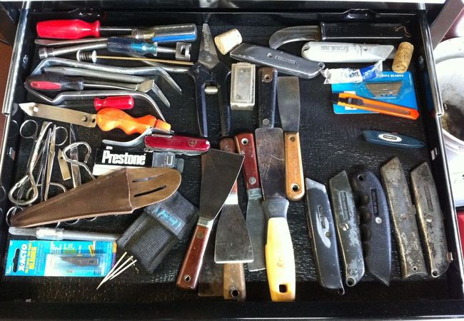 New Craftsman toolbox knives and cutters