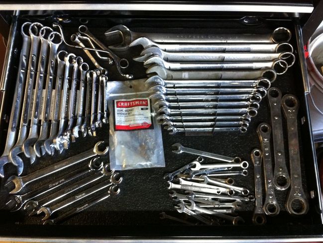 New Craftsman toolbox American wrenches