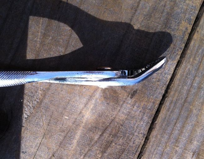 Proto angle nose pliers side view