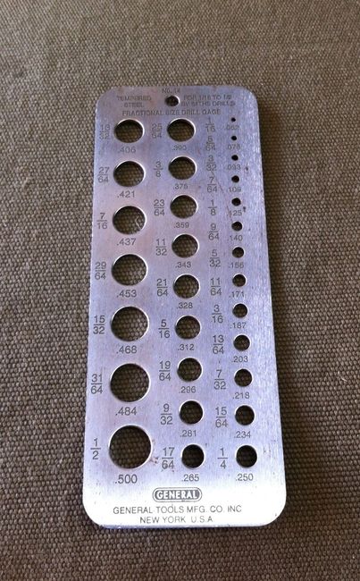 General #14 drill gage