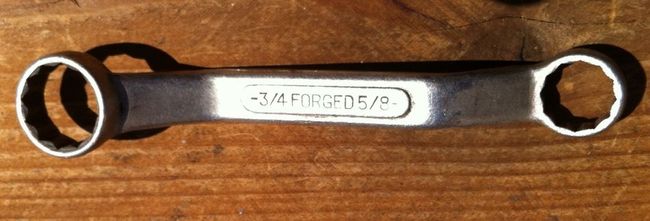 BB 5/8&quot; x 3/4&quot; shorty DBE wrench