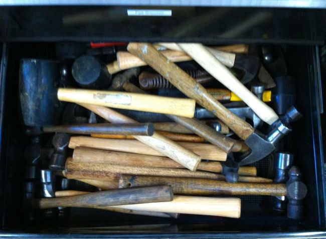 Cabin toolbox 6/2/17 Hammers
