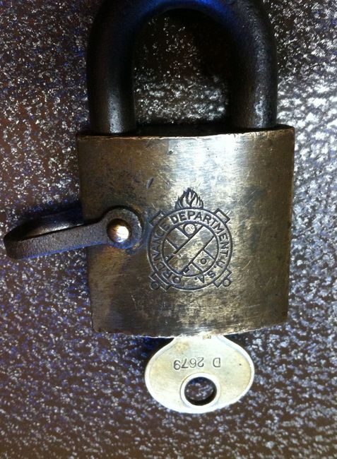 ORD Corbin padlock locked
