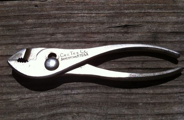 Small Cee Tee pliers cleaned up