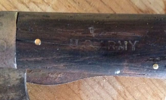 US ARMY Pal knife marking