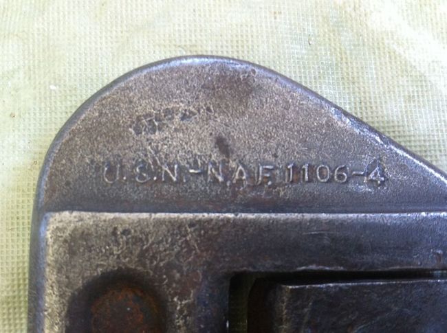 Diamond NAF auto wrench marking