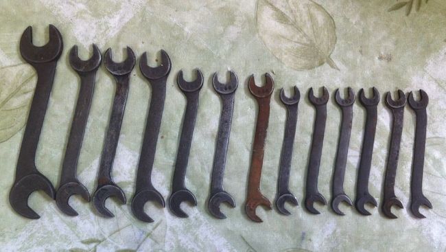 eBay Duro Chrome ignition wrench lot