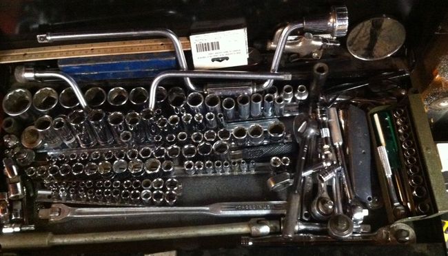 Cabin toolbox top after socket upgrades