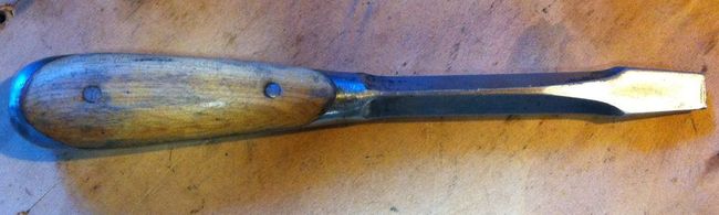 Tobrin handle stamped opposite side