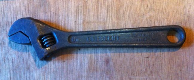 Early 8&quot; Crescent wrench