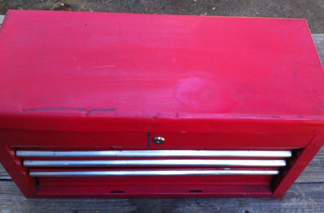 Craftsman toolbox after