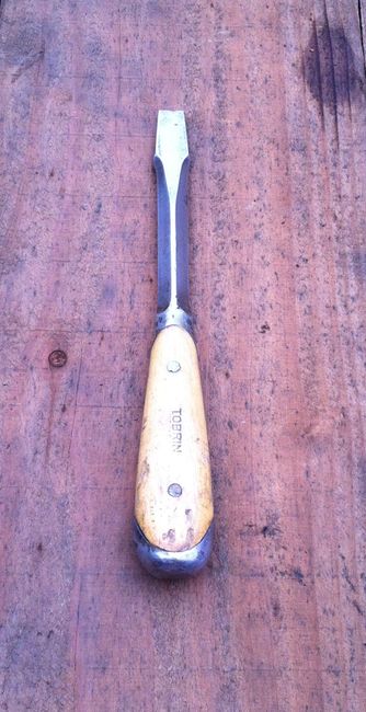 Tobrin handle stamped extra heavy duty screwdriver