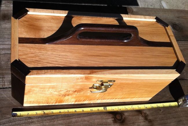 New wooden toolbox