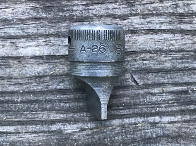 MVMTS Snap-on A-26 drag link bit dated 1942