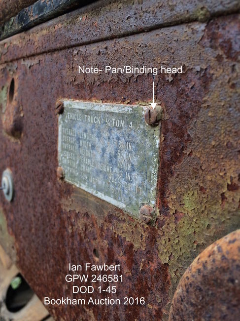 GPW 246581. DOD 1-45.