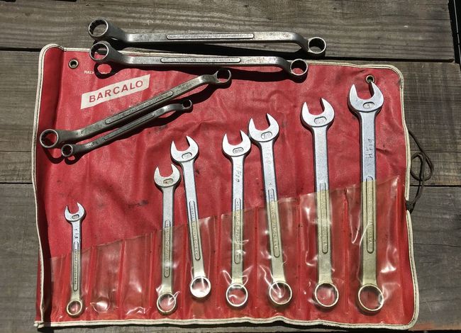 Barcalo roll and DBE wrenches