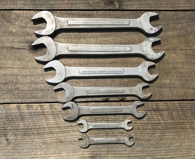 Barcalo pad stamped DOE wrenches