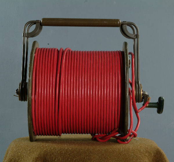 demo wire red on reel