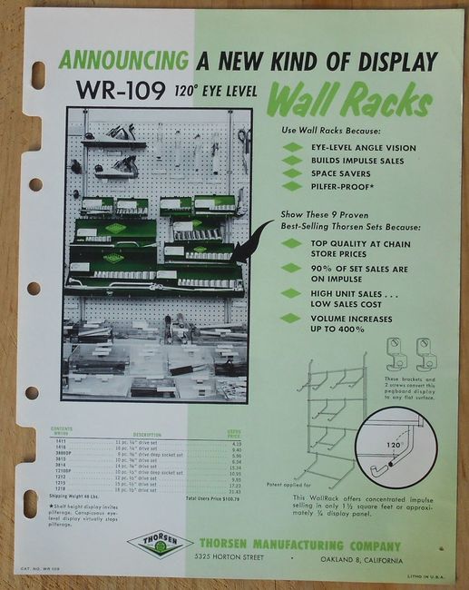 1958 Thorsen Catalog from BK