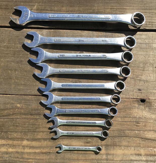 S-K combo wrenches