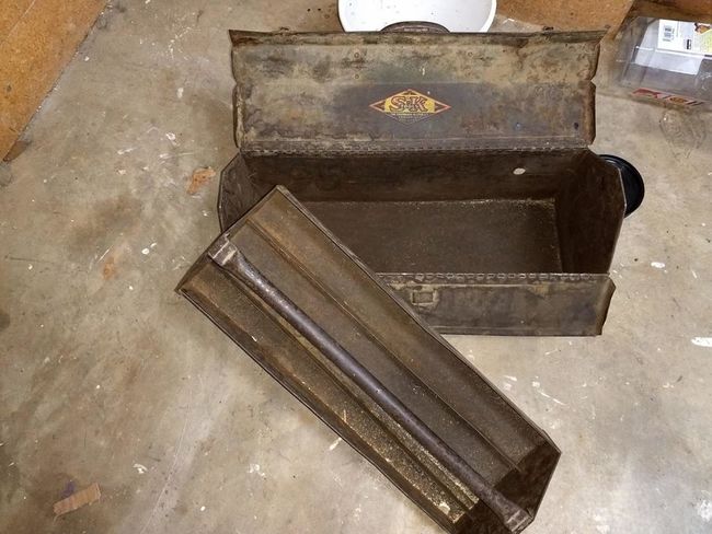 S-K wartime carry box with tray