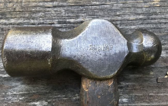 Dunlap ball pein hammer markings