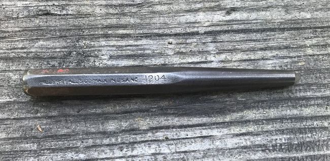 Millers Falls center punch