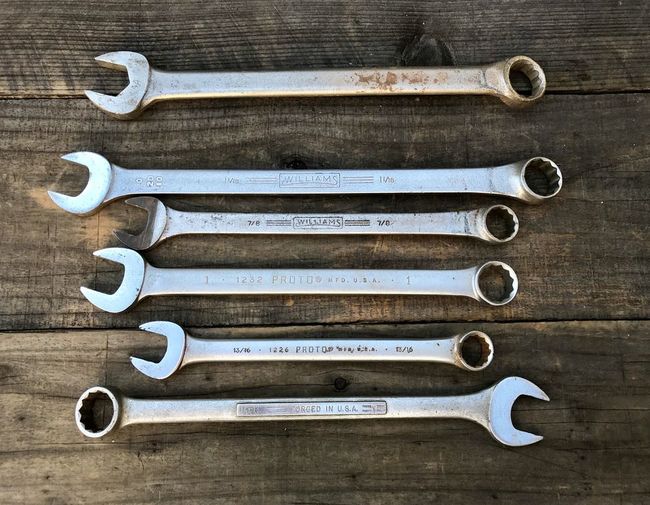 Estate sale 10/19/18 combo wrenches