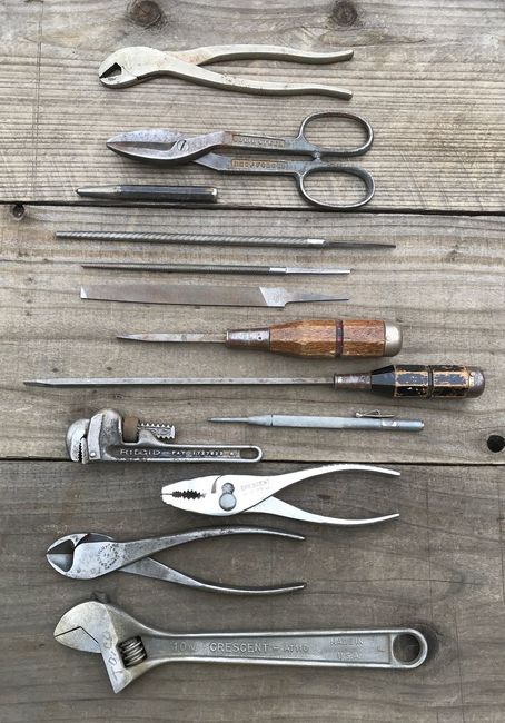 Tools cleaned up