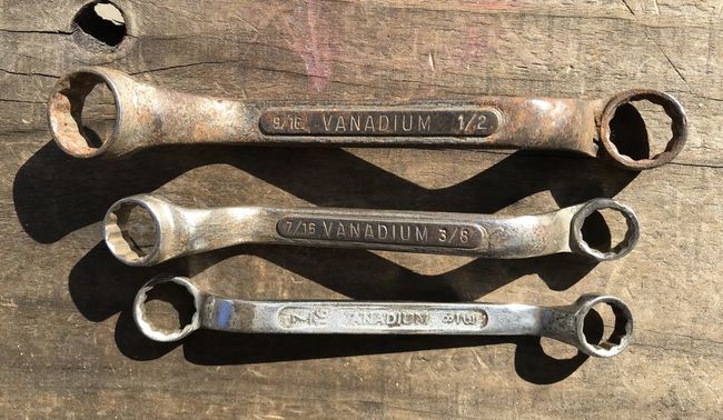 Craftsman Vanadium shorty DBE wrenches