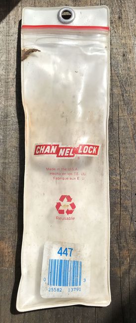 Garage sale 9/22/18 Channellock sleeve