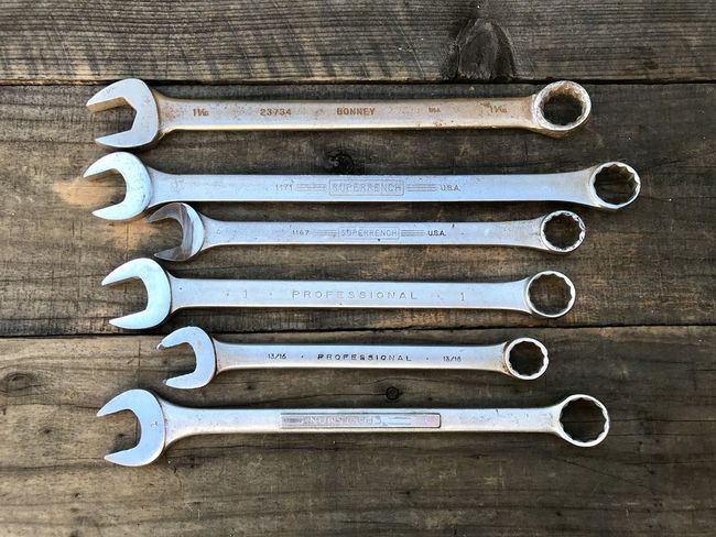 Estate sale 10/19/18 combo wrenches