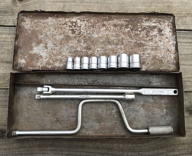 Partial Firestone 1/2â€ drive set