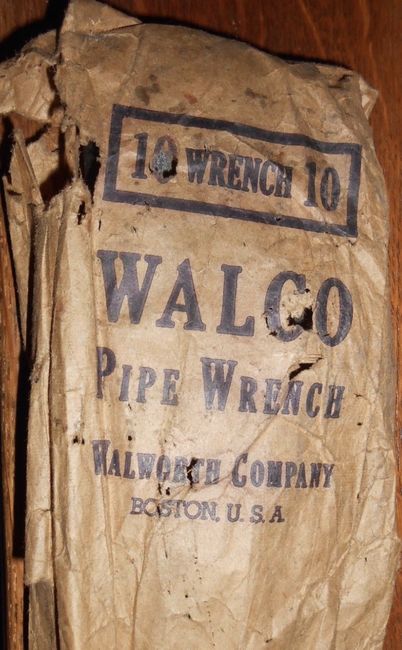 Walco pipe wrench bag eBay photo