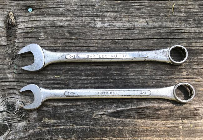 Lectrolite and S-K Lectrolite 3/4â€ combo wrenches