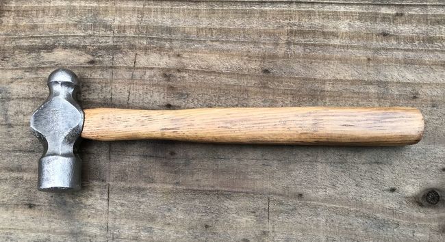 Rehandled Champion deArment 8oz hammer for Steve