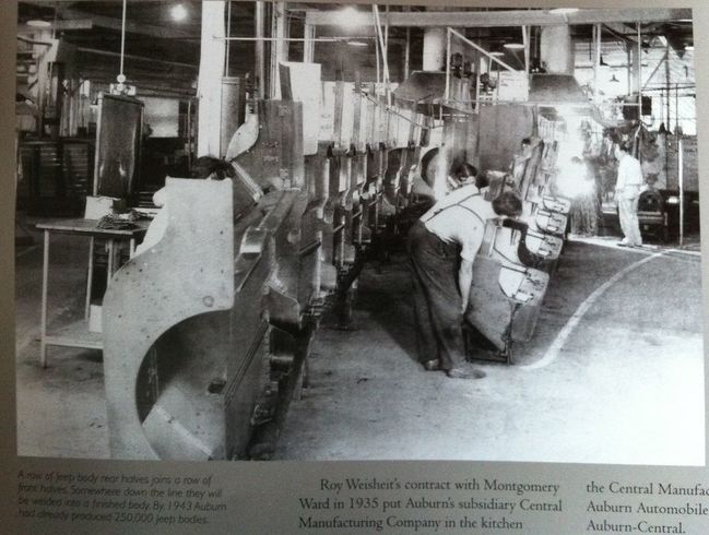 Composite Jeep bodys being built