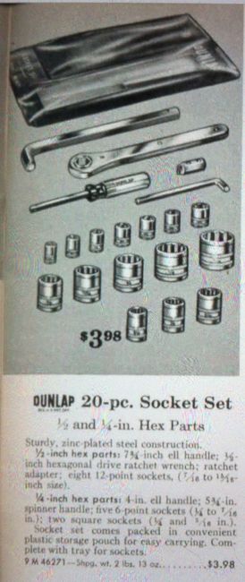 Dunlap Hex drive set from '60