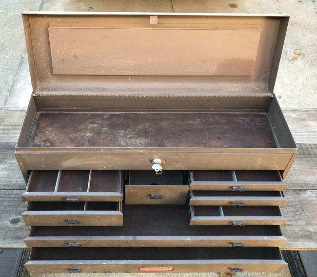 Craftsman crown machinists box made by Kennedy